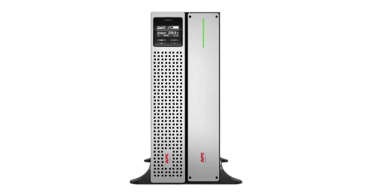 APCSmart-UPS Li-Ion SRTL1000RM4UXLI Noodstroomvoeding ups  (Zwart/zilver, 1000VA, 8x C13, USB, Rack/tower convertible, long runtime)