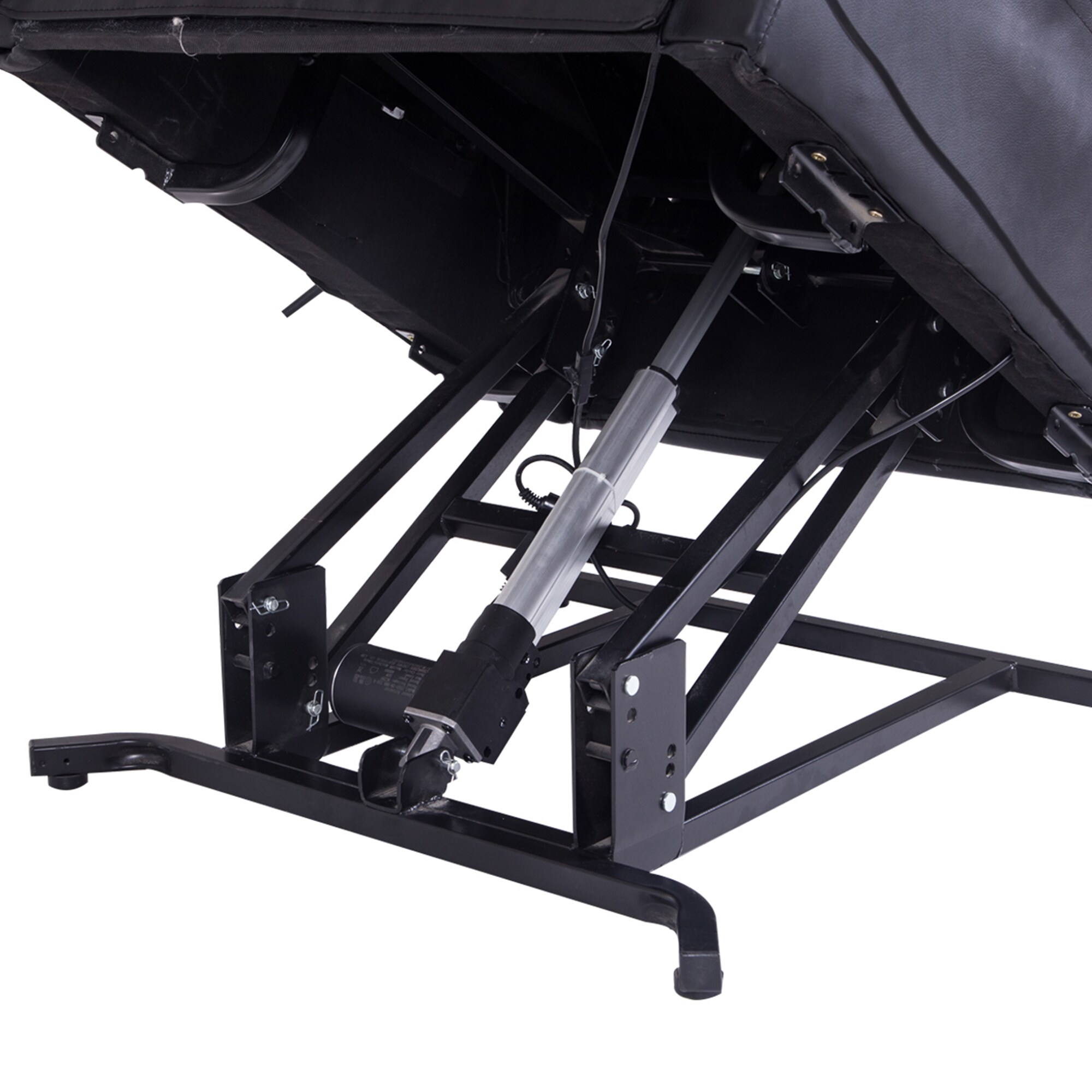 HOMCOM Massagesessel mit Aufstehhilfe schwarz 82L x 96B x 107H cm