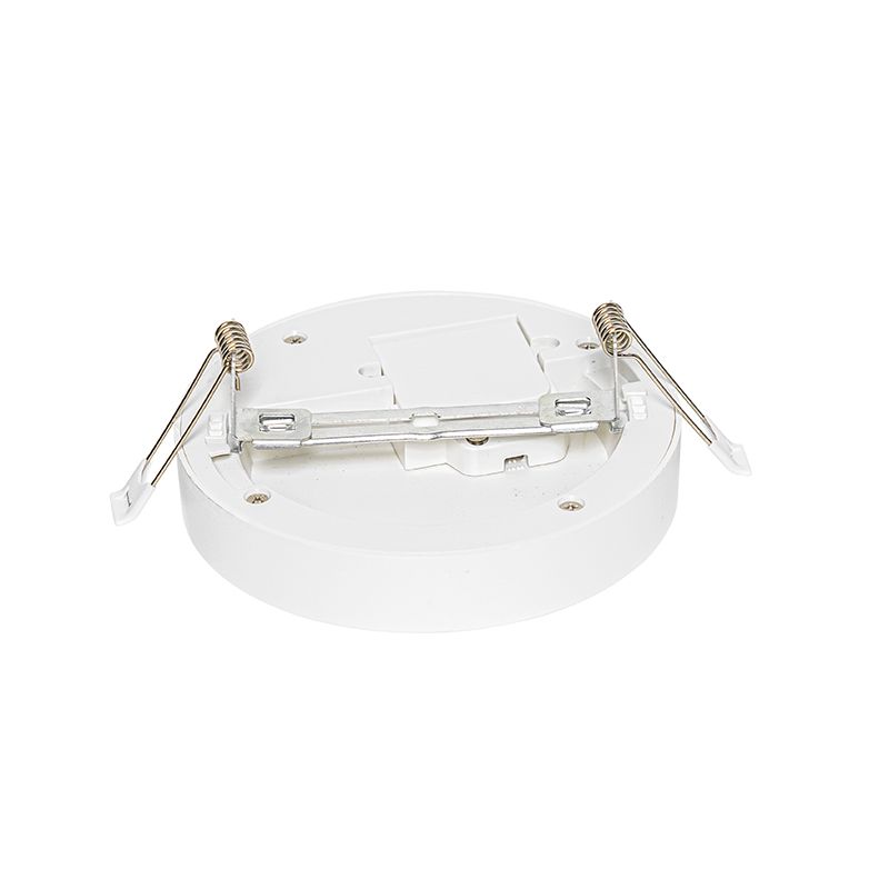 In- of opbouwspot wit 14 cm incl. LED 3 staps dim to warm met dipswitch - Trans