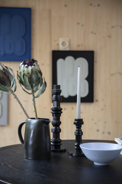 Zuiver Storm eettafel Ø128 zwart
