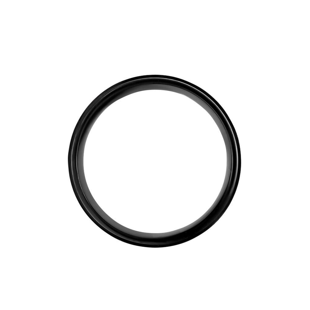 Bague Rico Acier Noir
