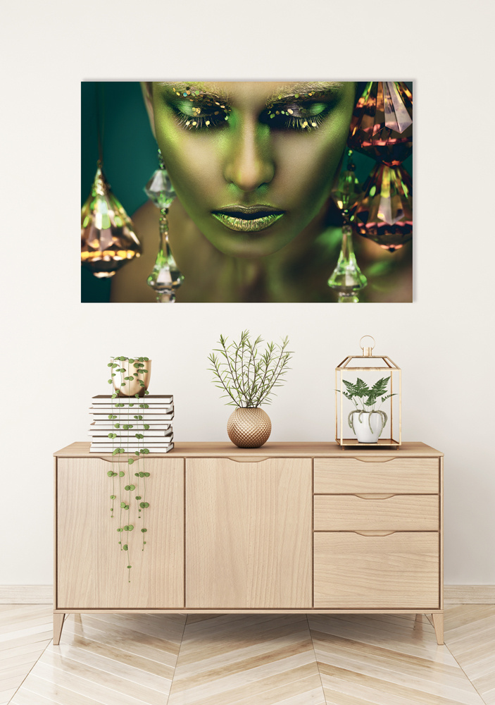 Akustikbild GRÜNE SCHÖNHEIT 80x120cm, 7kg