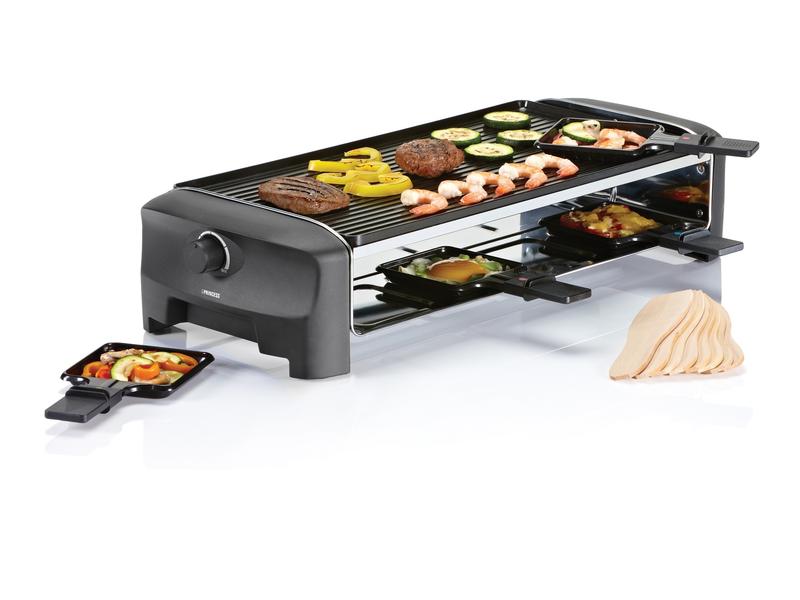 Princess Racletteofen für 8 Personen Raclette 8 Grill und Teppanyaki Party