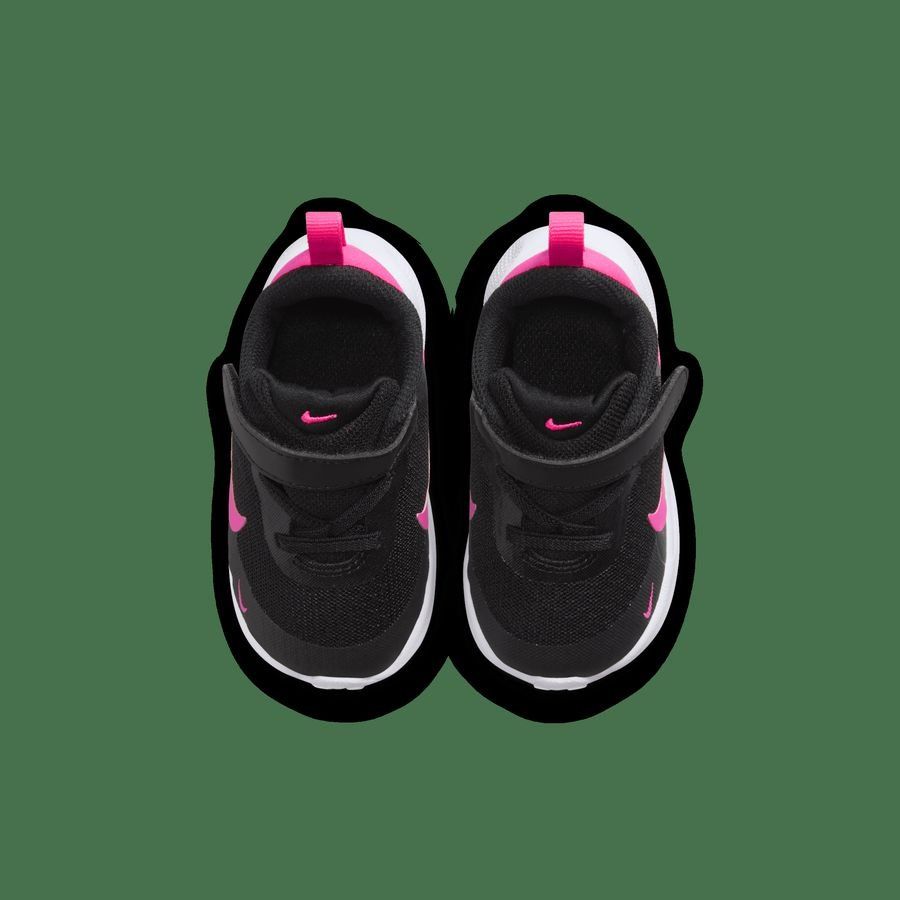 Nike Revolution 7 Baby/Toddler Shoe BLACK/HYPER PINK-WHITE