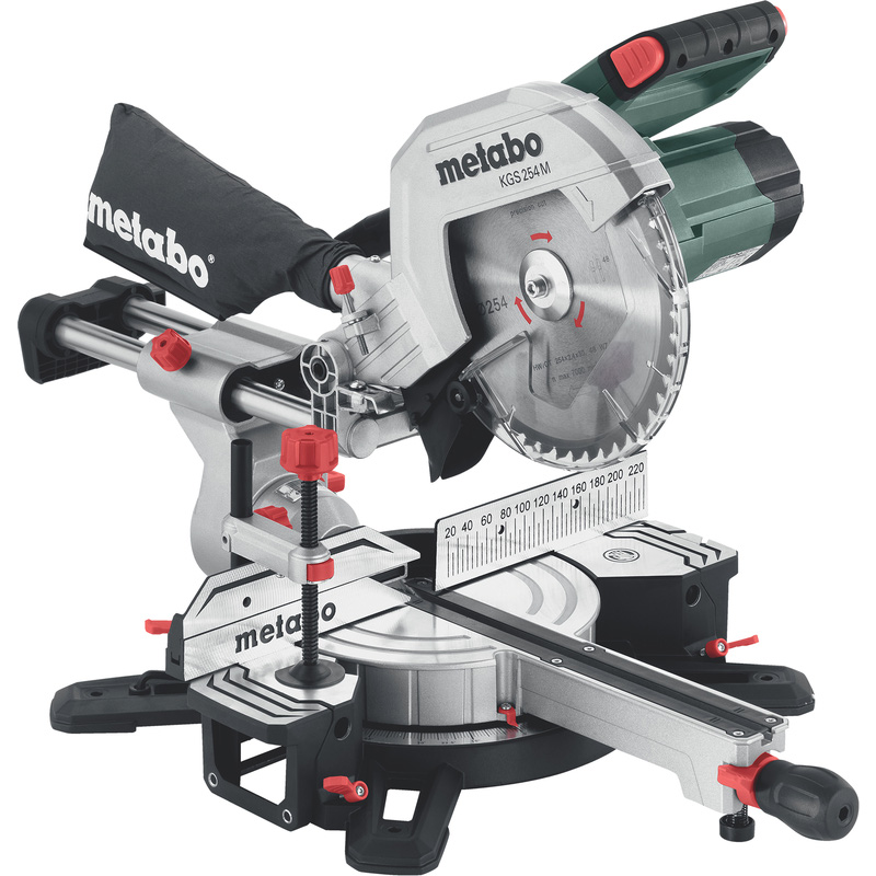 Metabo KGS 254 M afkort- en verstekzaag 1.800W