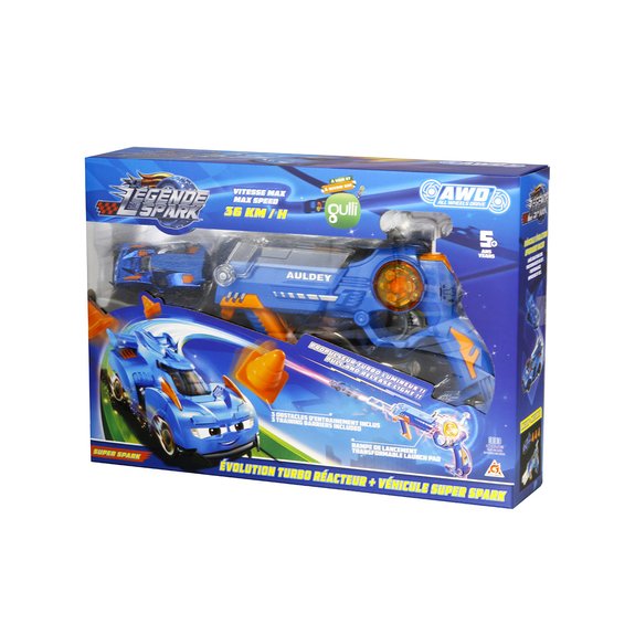Coffret Evolution Lanceur + Véhicule 36 km/h - Super SPARK