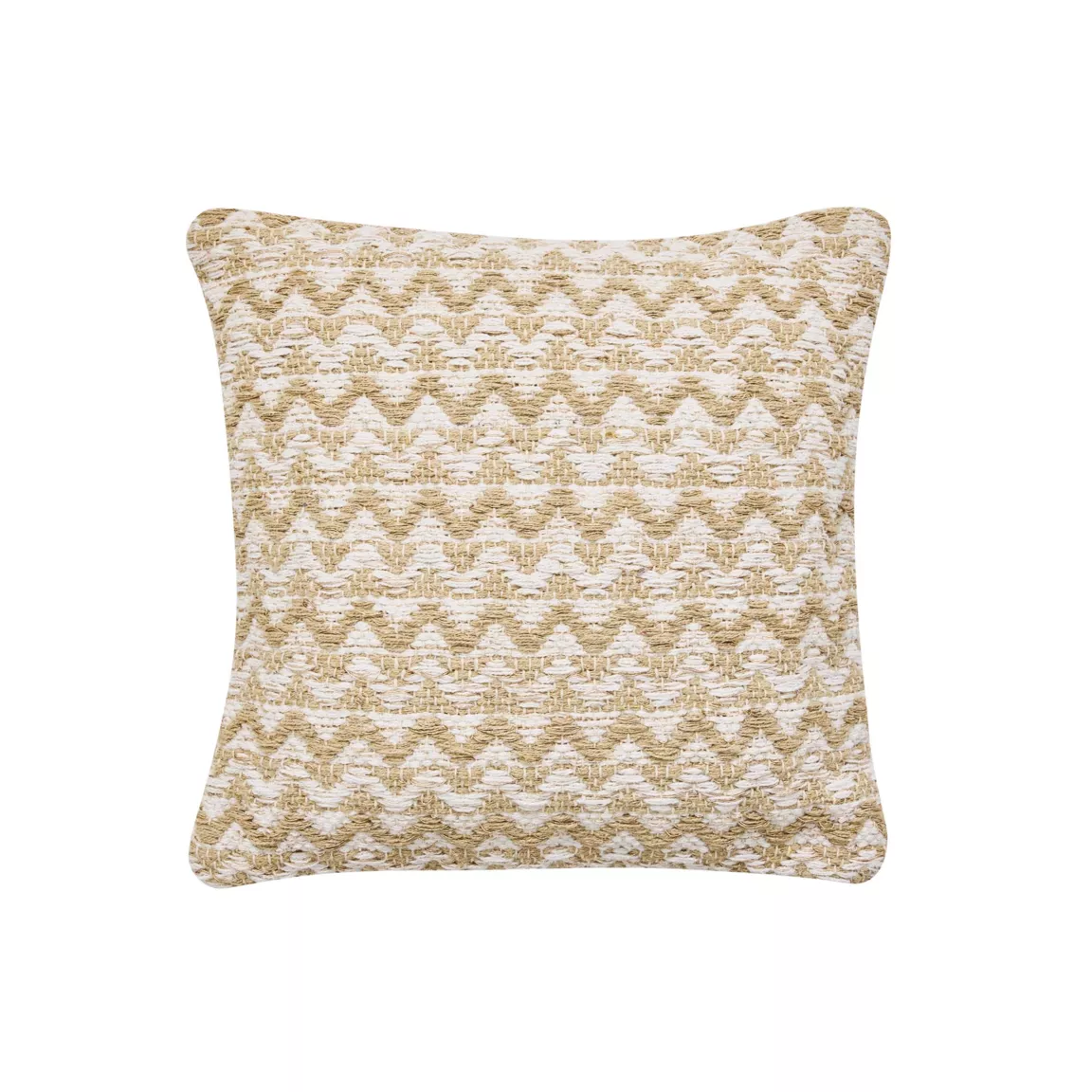 Coussin carré coton (40 x 40 cm) Loumeo Beige