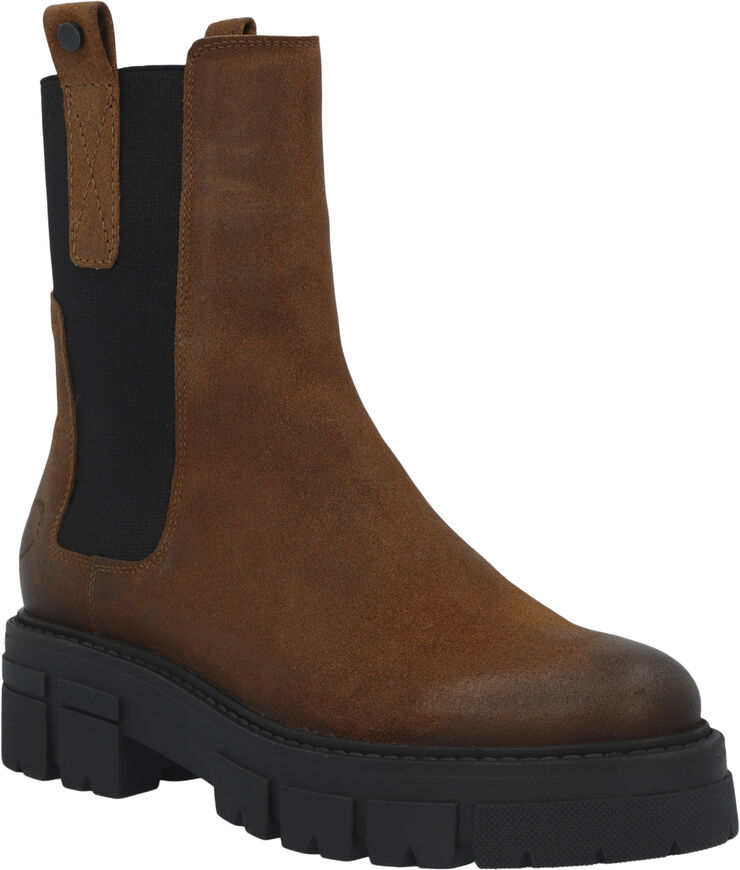 Cashott CASJIDA Chelsea Boot Oil Suede Coffee