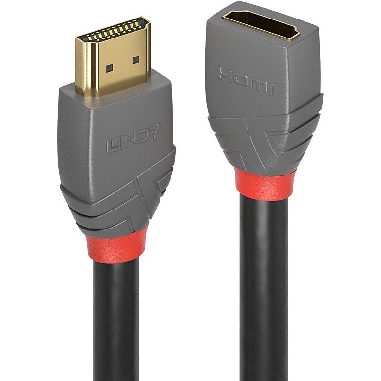 Lindy Rallonge HDMI High Speed Anthra Line, 0.5m