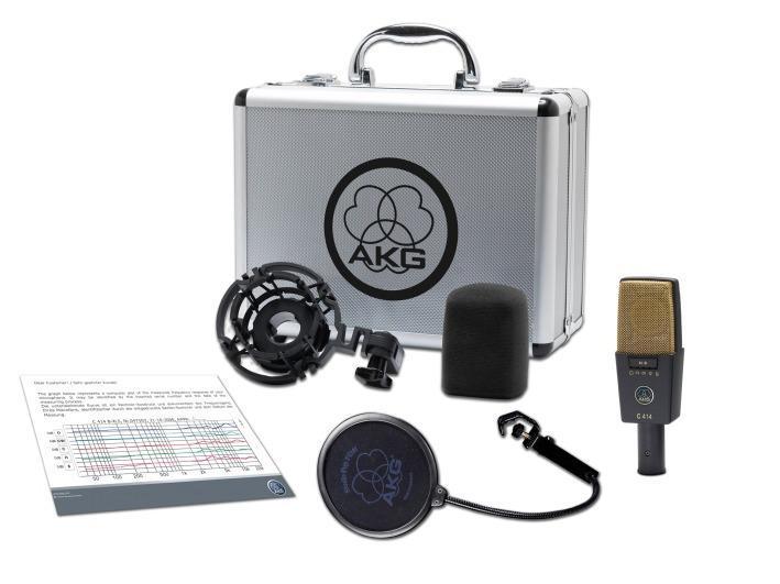AKG Mikrofon C414 XLII Grossmembran Kondensatormikrofon für Solostimmen und Instrumente