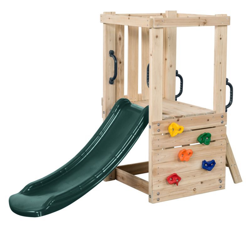 Swing King Irma Small - Speeltoren - Groen - Hout