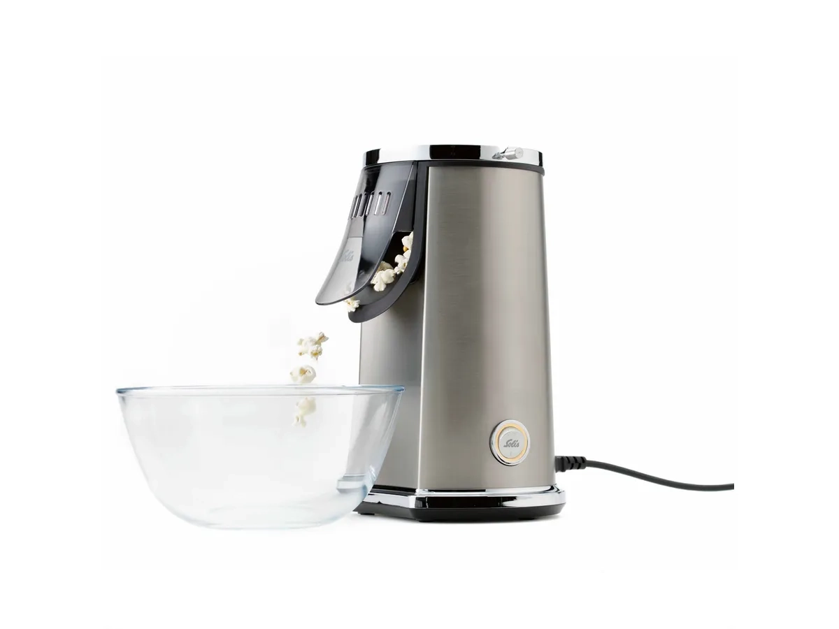 Pop & Fun Popcorn Maker Heissluft Popcornmaschine (97963) - Silber