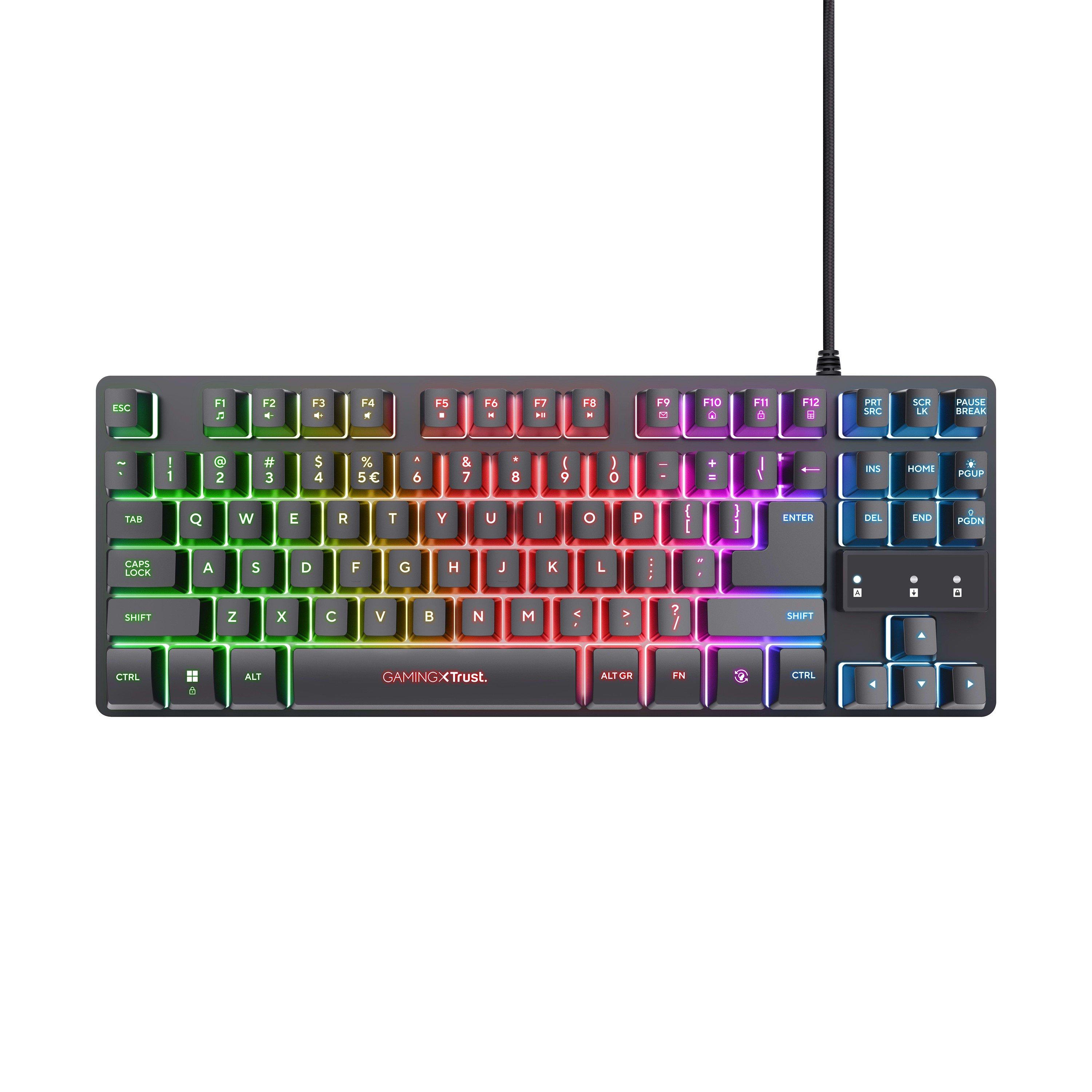 Trust GAME GXT833 Thado TKL Keyboard Black