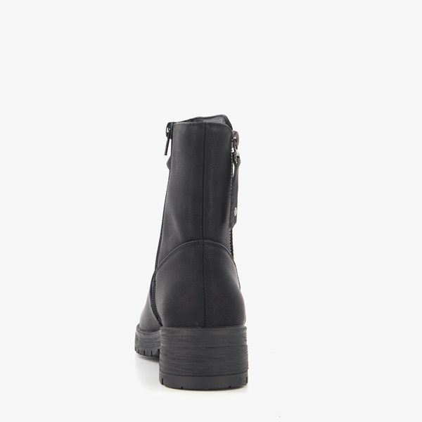 Blue Box dames enkellaarsjes zwart