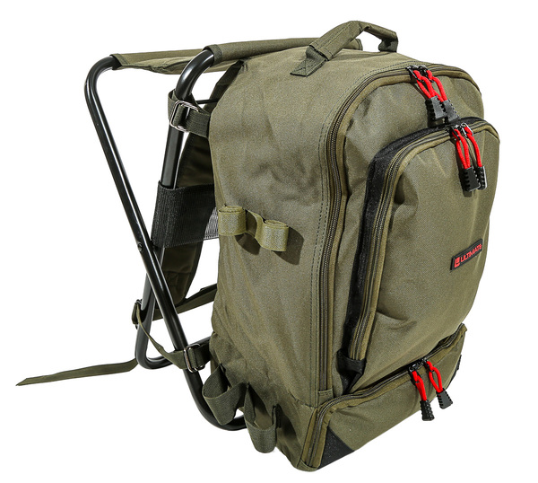 Ultimate Angler Backpack Chair (2 Boîtes de Pêche Incluses)