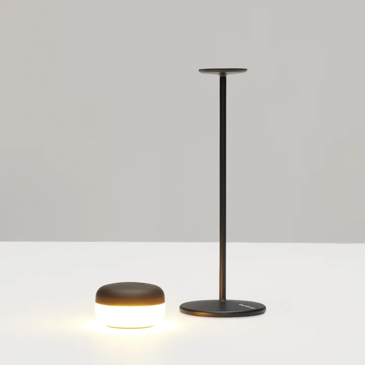 Fatboy - cheerio Outdoor Akku LED Tischleuchte, anthrazit