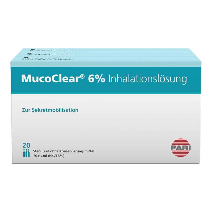 Mucoclear 6% Nacl Inhalationslösung, 60X4 ml