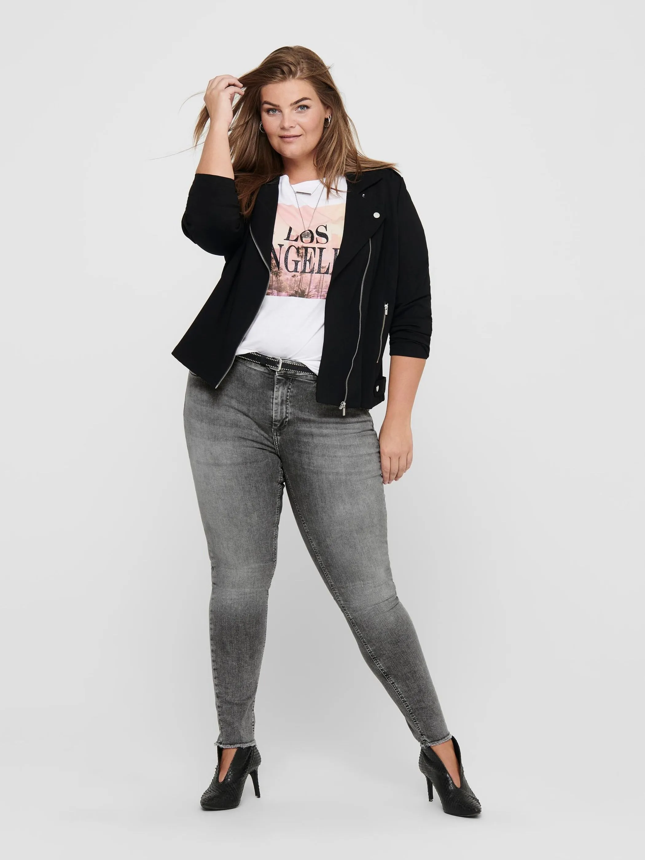 Only Carmakoma CARWILLY LIFE REG SK Jeans