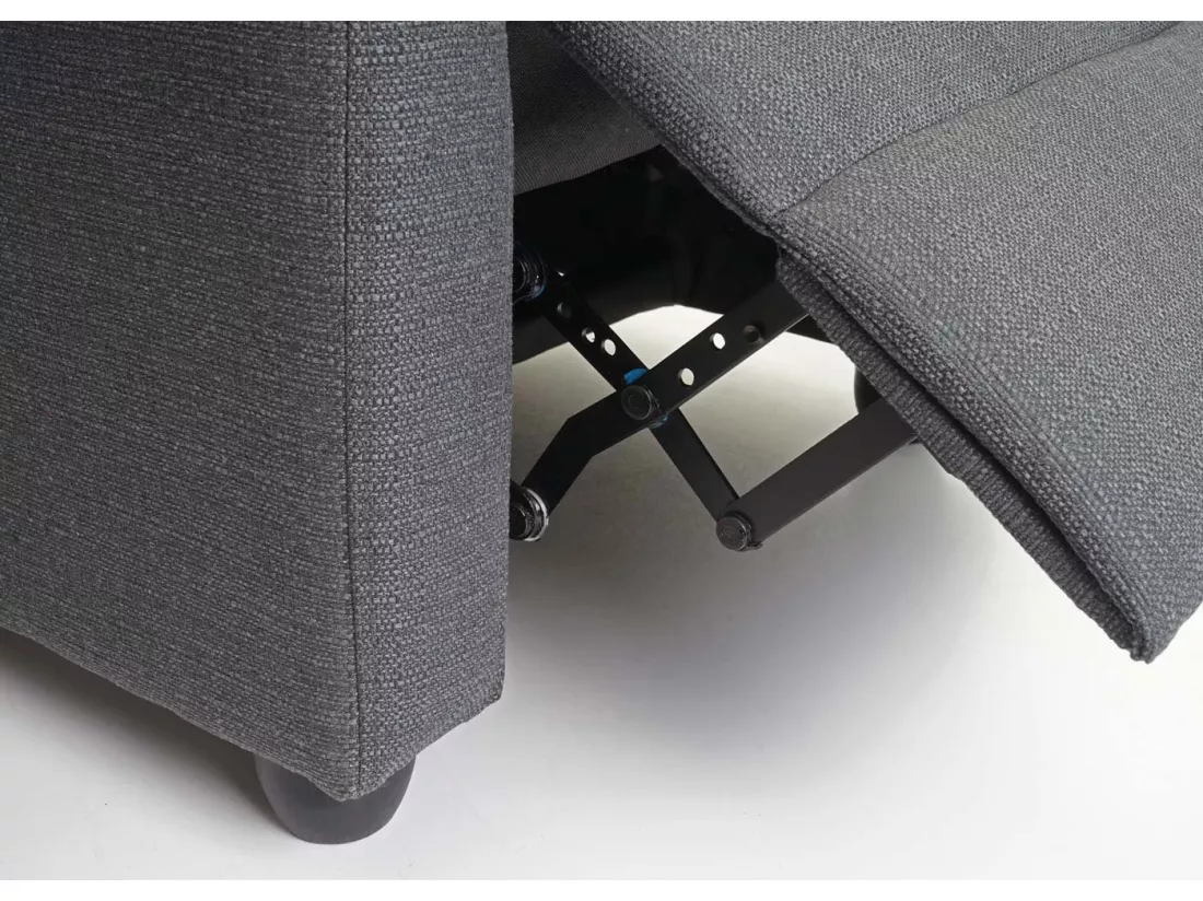 Fauteuil TV relaxation fonction tissu grise 67 x 90 x 102 cm 04_0002003