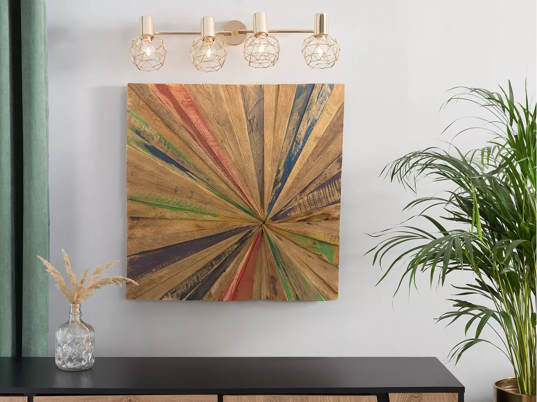Décoration murale CANCUN Bois 70 cm Marron