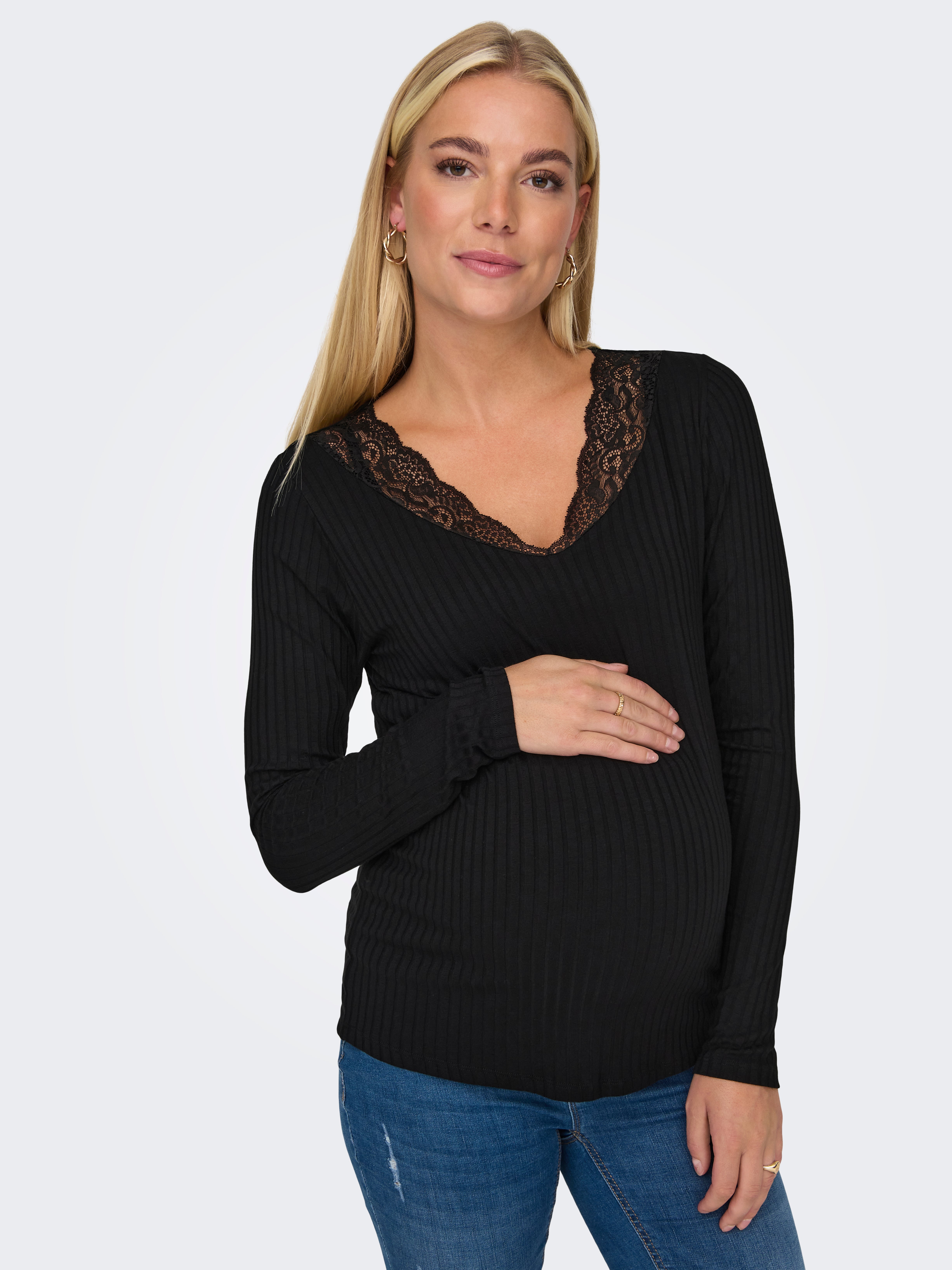 OLMAYOE Top Black