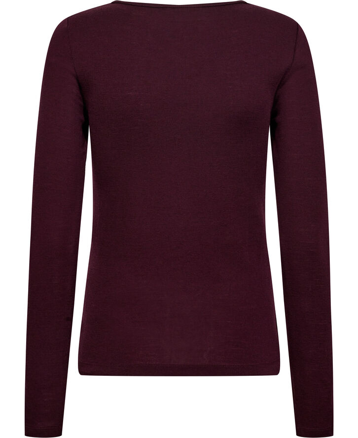 Magasin du Nord Collection Celia 3 - 100% RWS Merino Wool Bordeaux