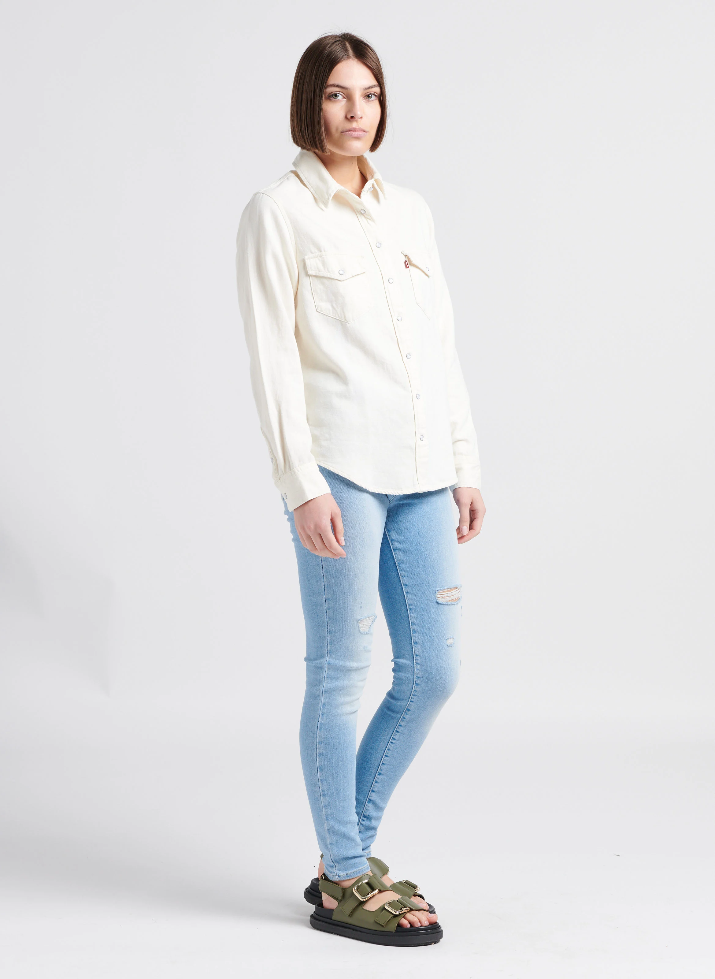 720 HIRISE SUPER SKINNY - Jean skinny taille haute en coton mélangé | Jean Stone