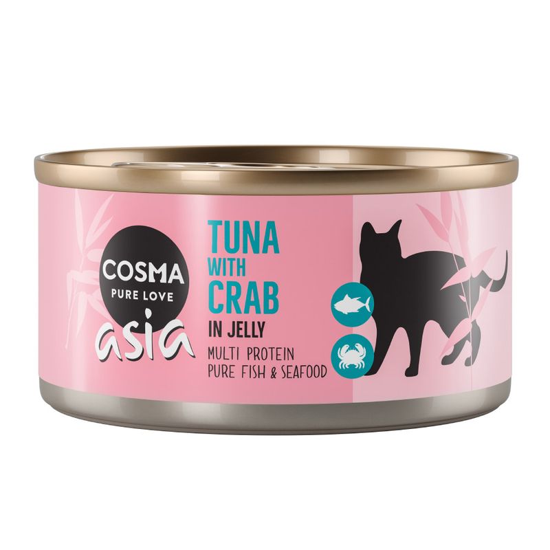 Lot Cosma Thai/Asia en gelée 24 x 170 g