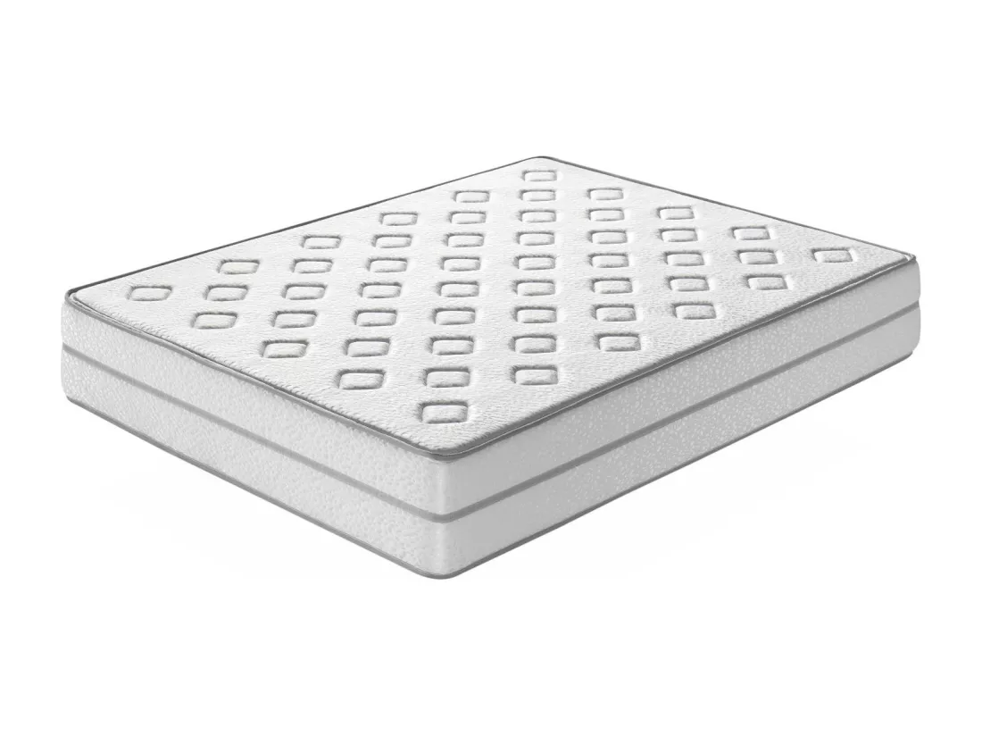 Matelas a memoire de forme 160X200 CAELUM, Epaisseur 22 CM, Double face: Ete / Hiver. Ergonomique