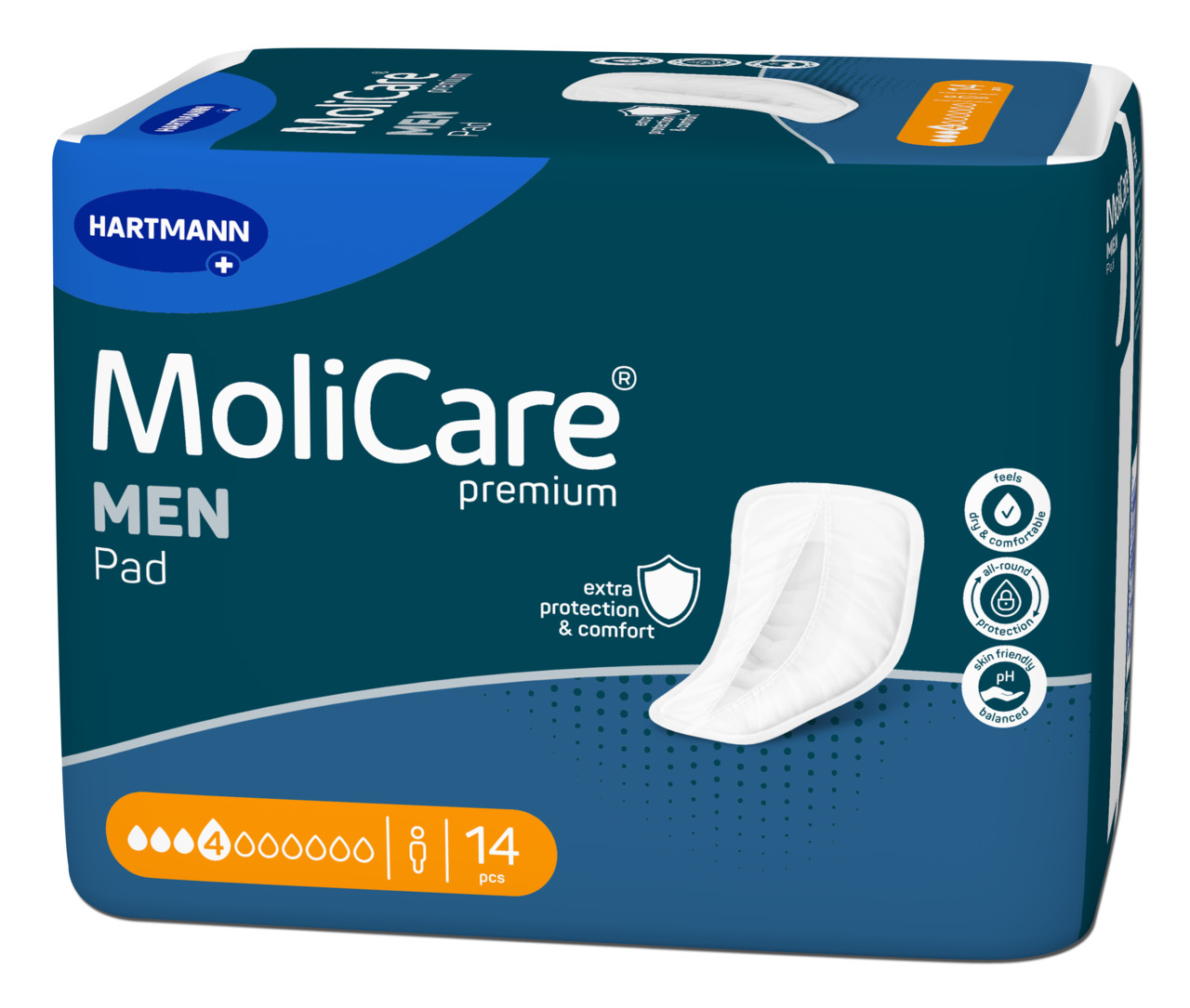 MOLICARE Premium Men Pad 4 Tropfen Btl 14 Stk