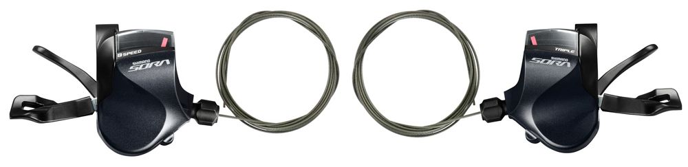 Shimano SORA SL-R3030 3x9-fach Flat Bar Schalthebel-Set kaufen | Bike-Discount