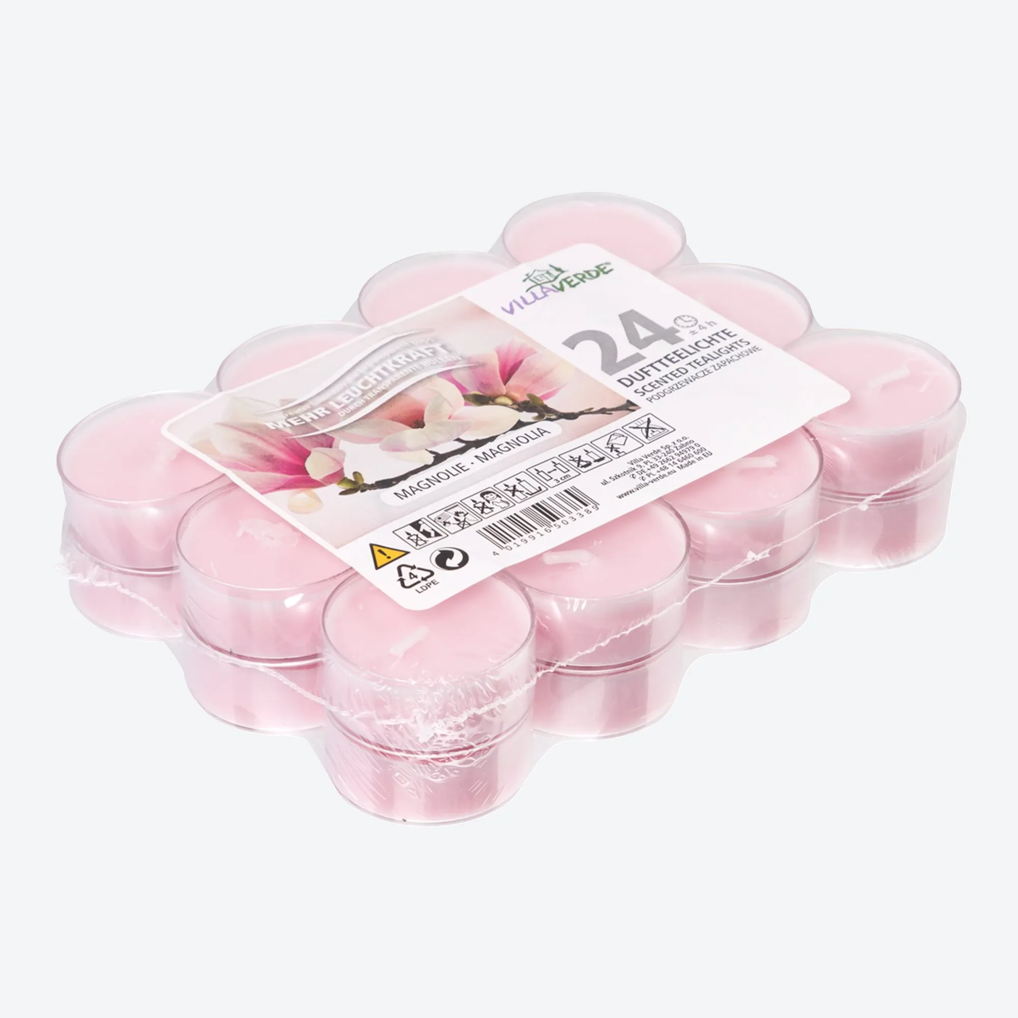 Villa Verde Duft-Teelichter, 24er-Pack