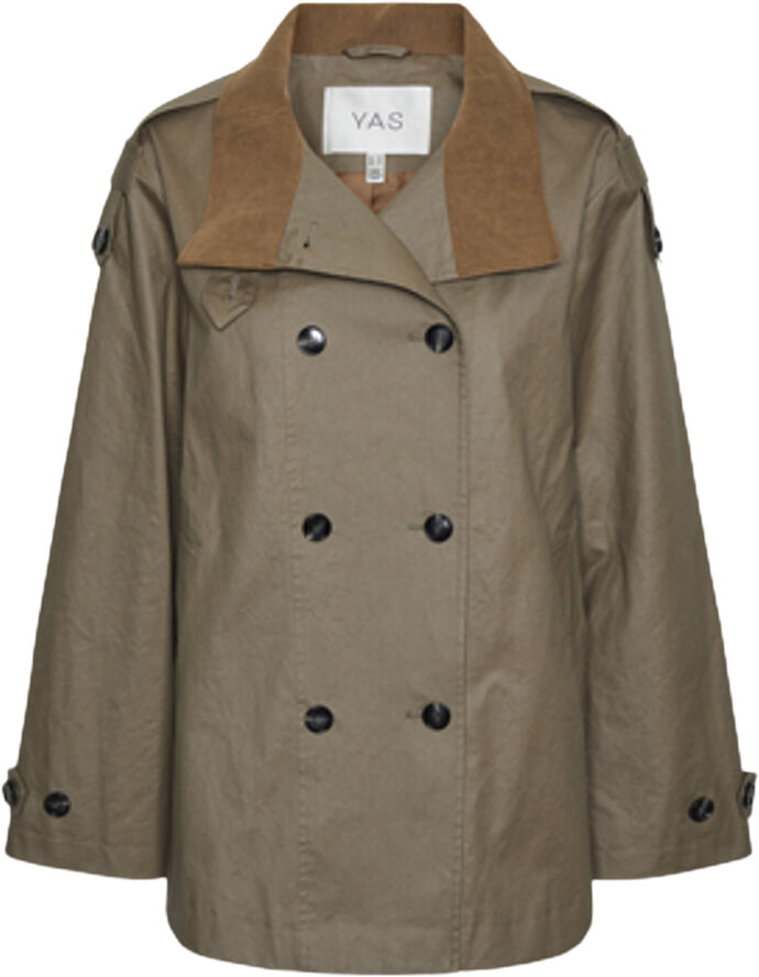 YAS YASPARK SHORT PARKA COAT S. Capers