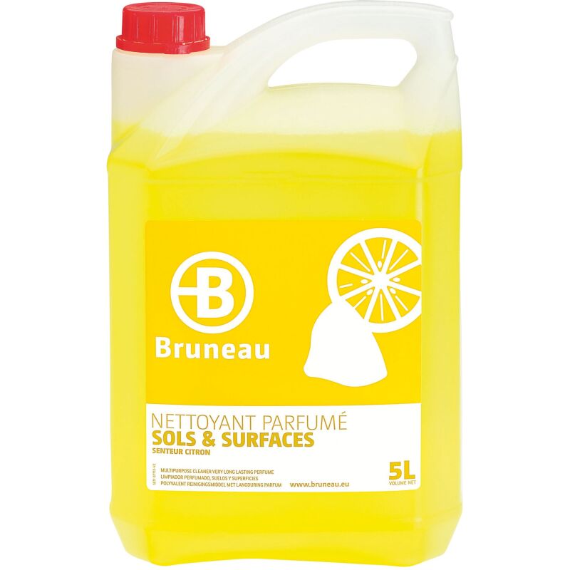 Nettoyant sols et surfaces Bruneau citron - Bidon de 5 L