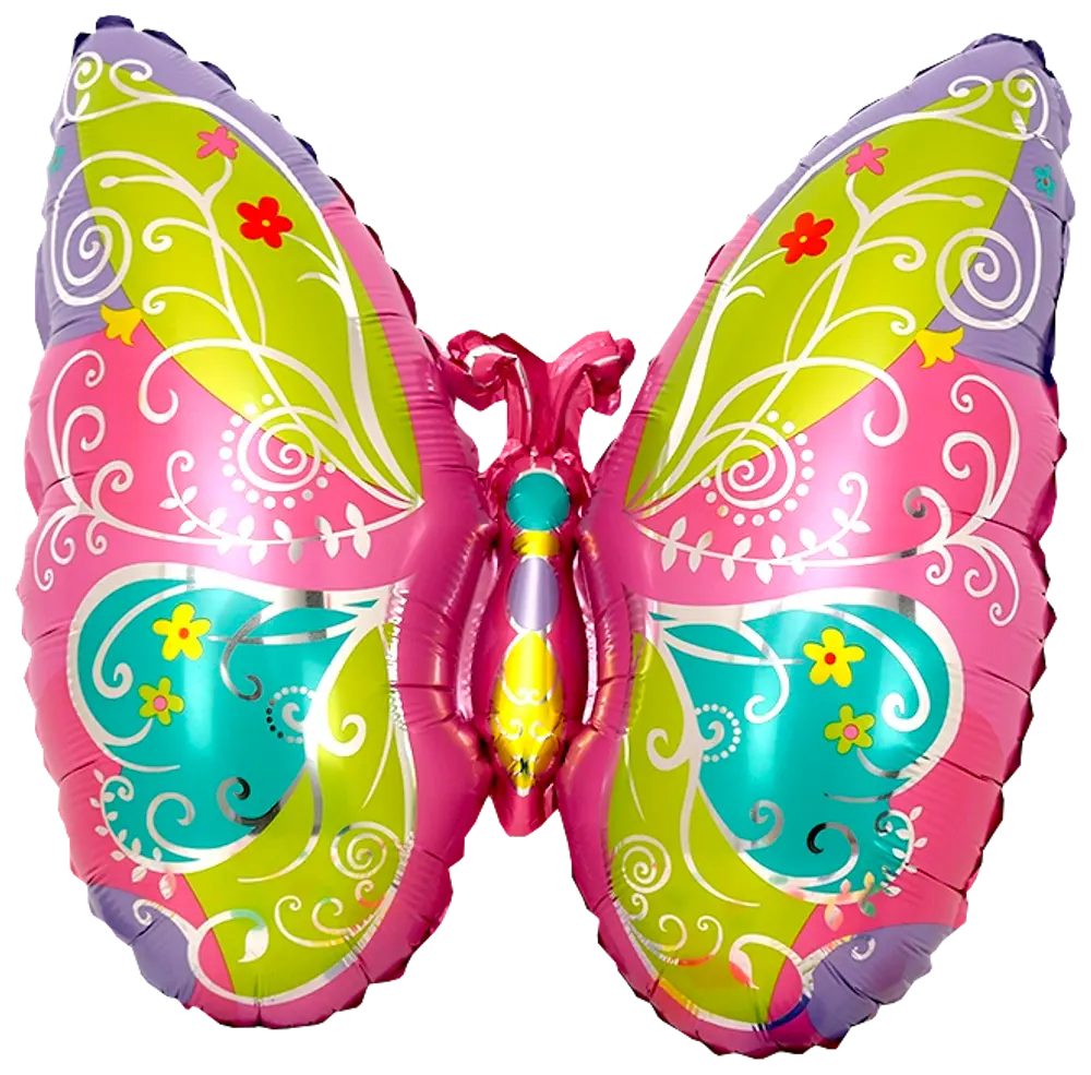 Folieballon 46 cm - Sommerfugl