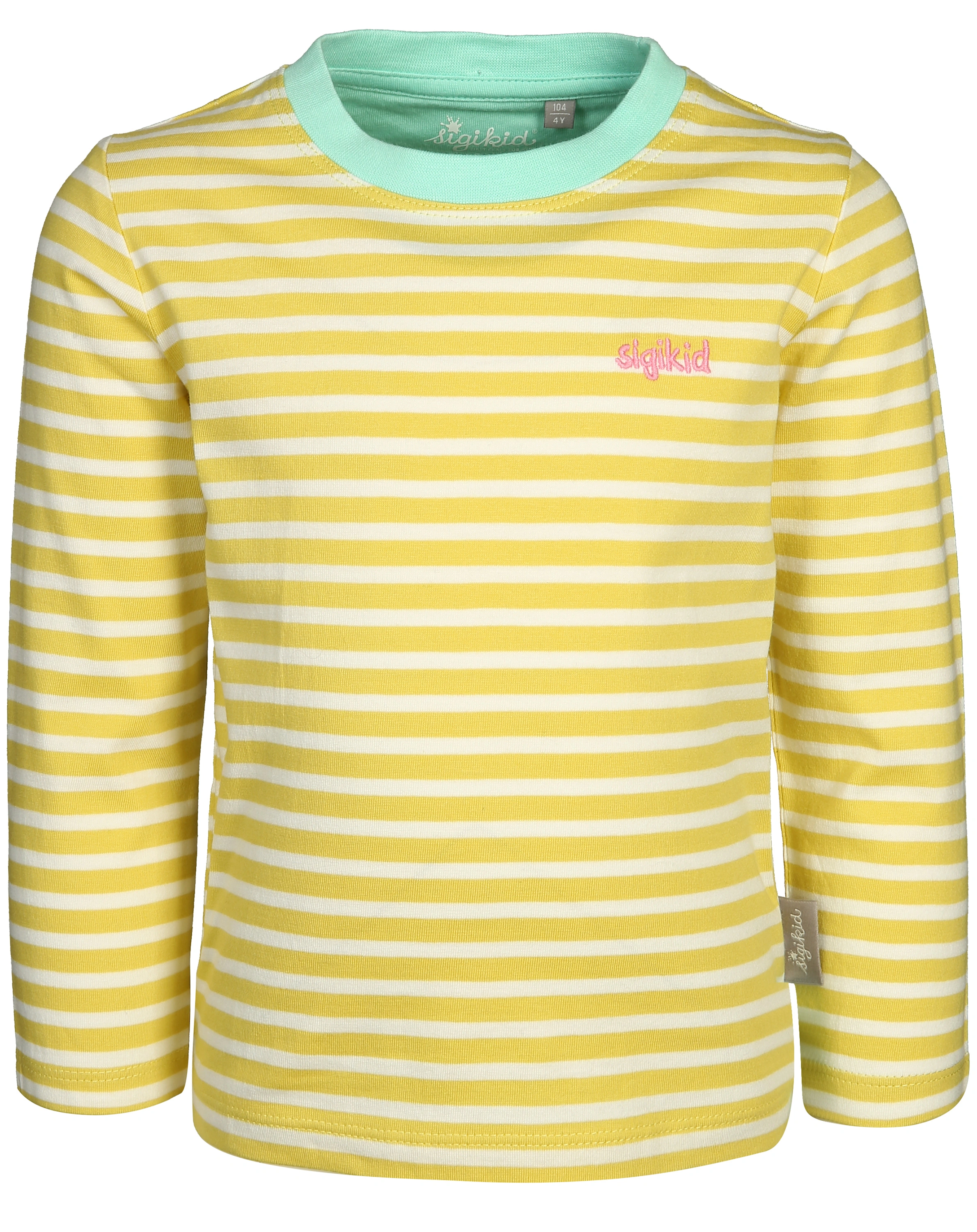 Langarmshirt WILD gestreift in gelb