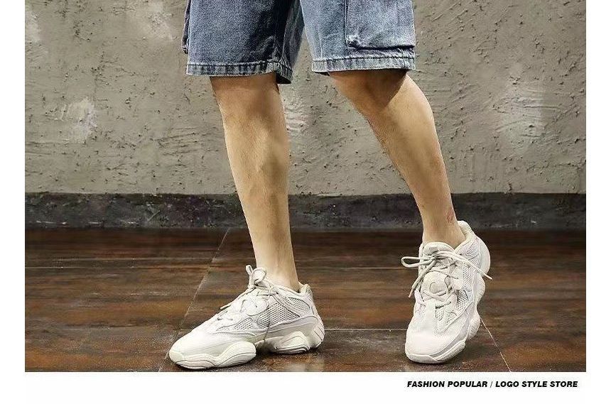 WidoWilder - Cargo denim shorts met hoge taille en wijde pijpen