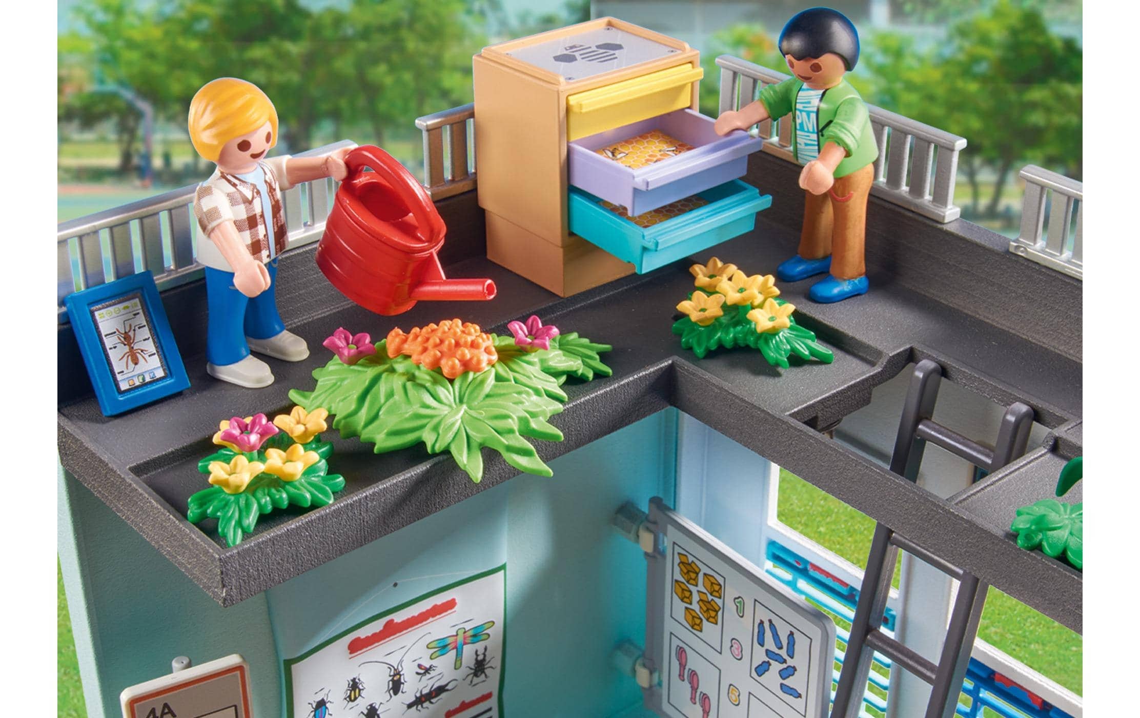 Playmobil® Spielbausteine »City Life Grosse Schule 71327«