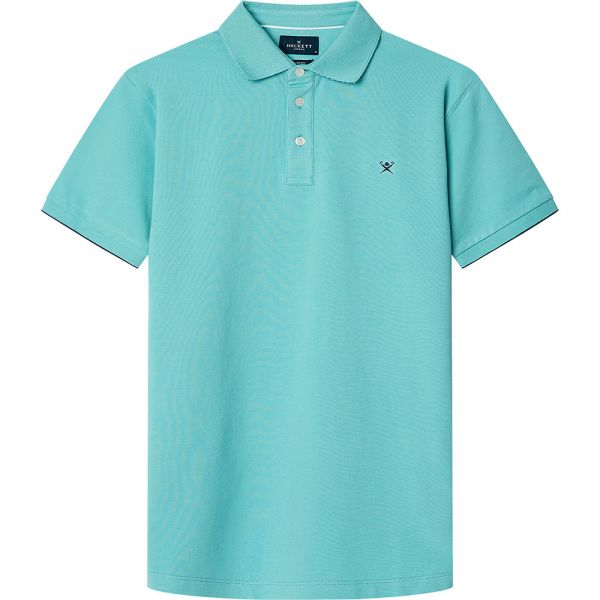 Hackett London para Homem Pólo Swim Trim Arch Turquesa Xl