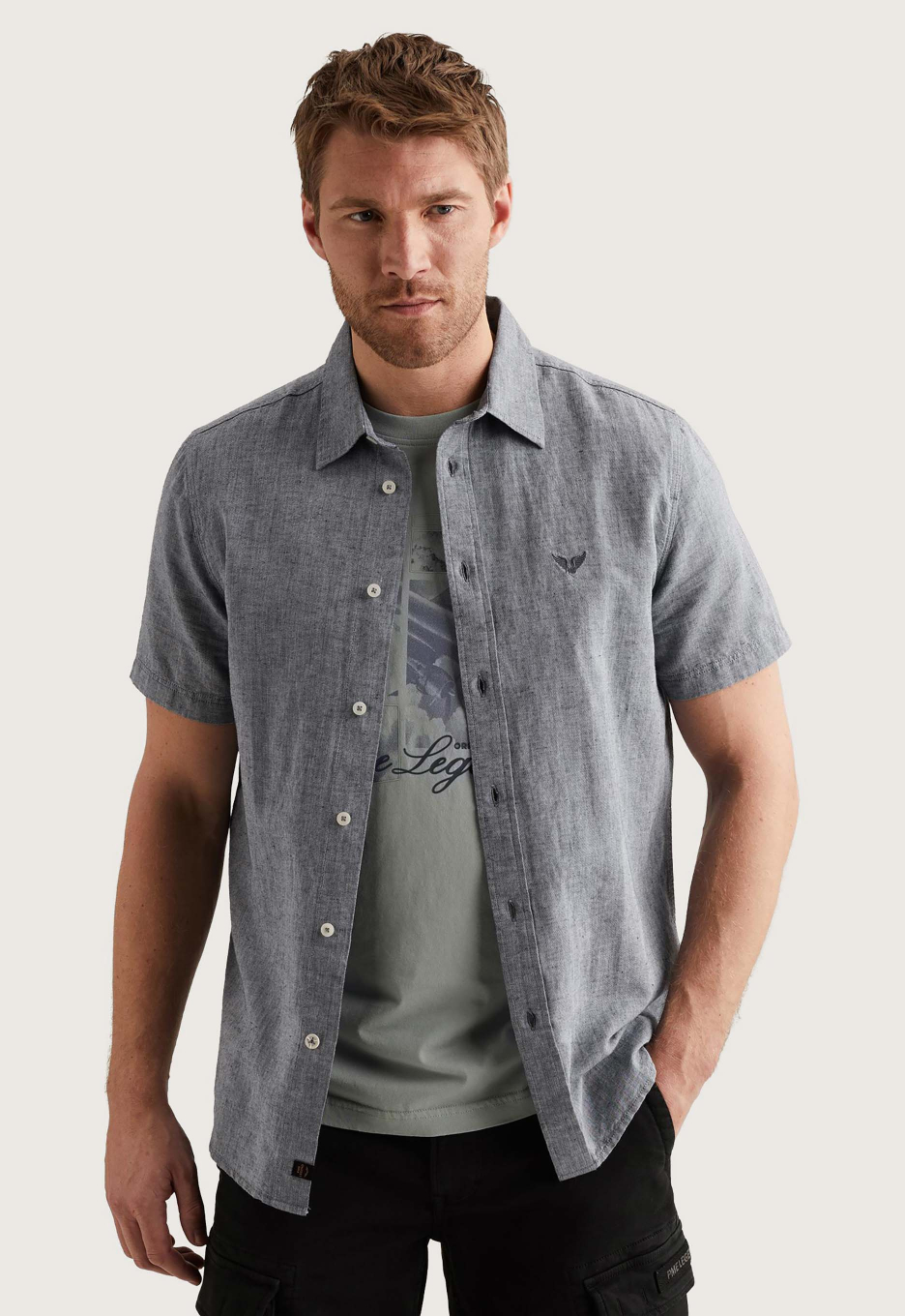 PME Legend 2-tone Cotton Overhemd