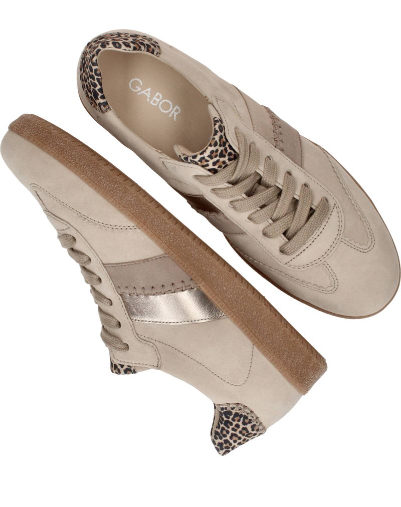 Gabor Sneakers Taupe Dames