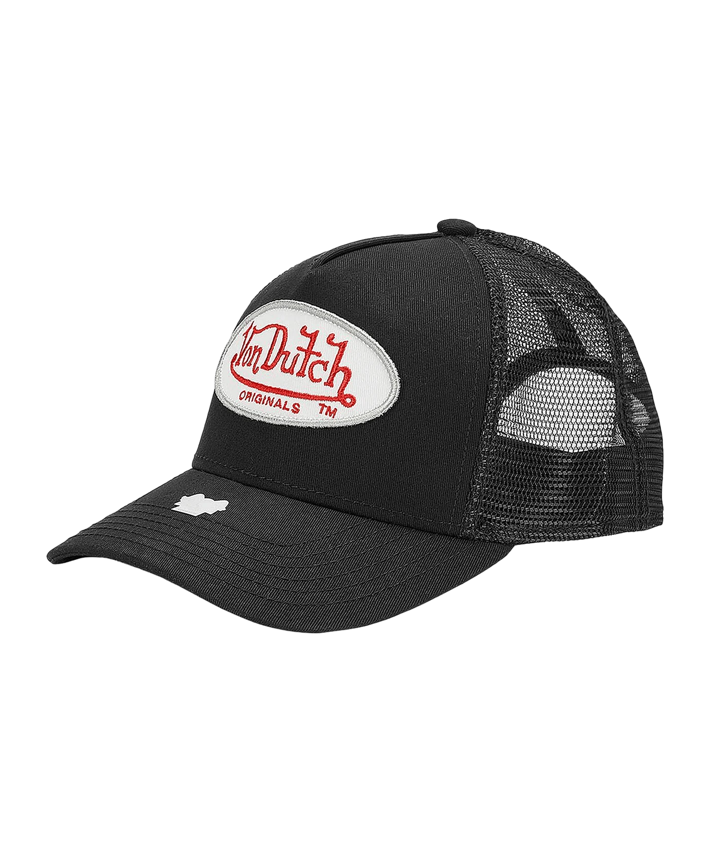 Von Dutch Boston Trucker Cap Schwarz Rot