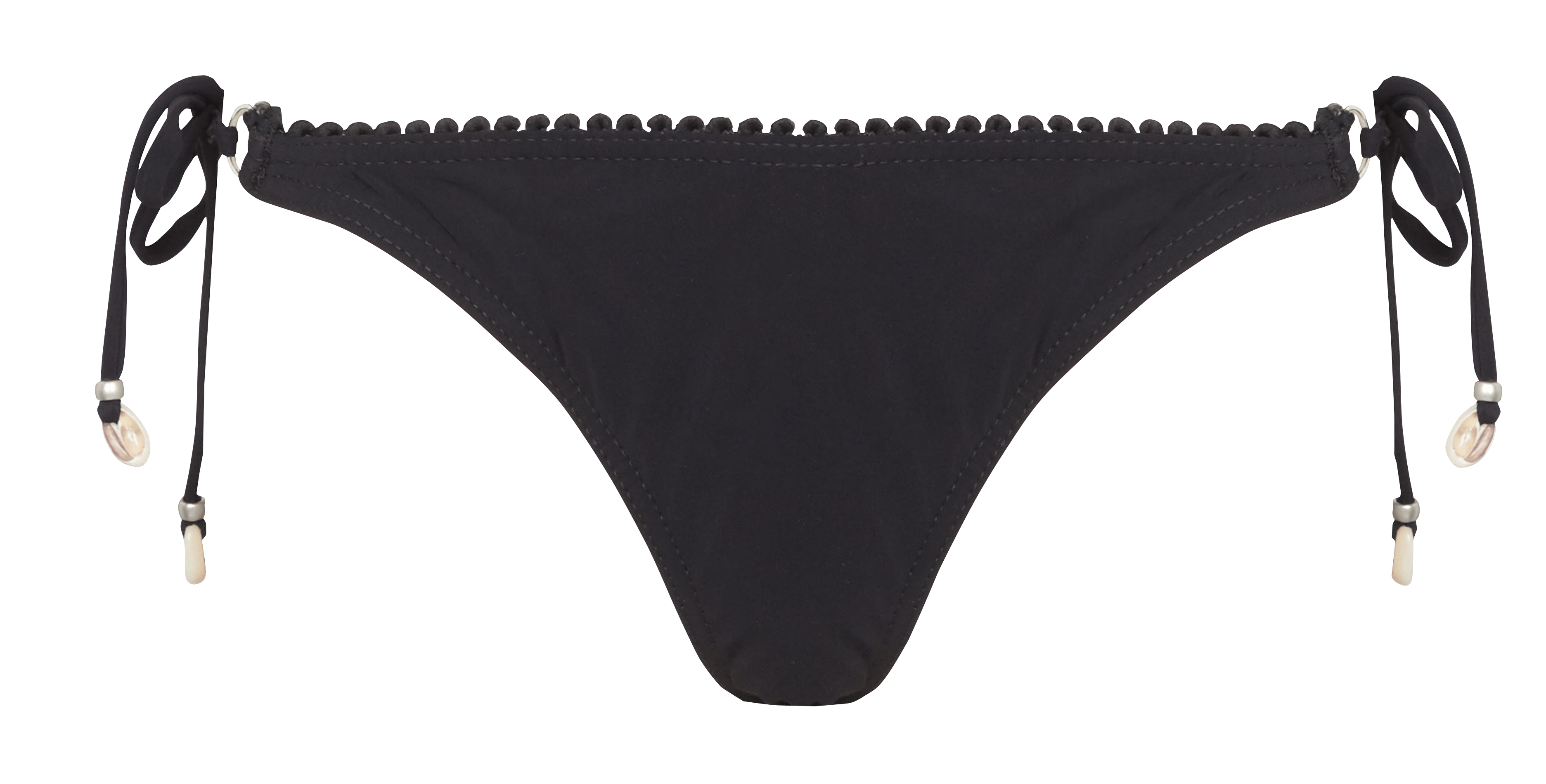 DREA - Culotte de bain avec fronces au dos | Noir