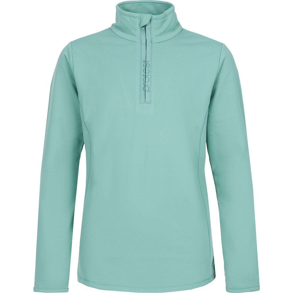 Protest Fabrizoy Jr 1/4 Zip Skipullover Mädchen crocodile green