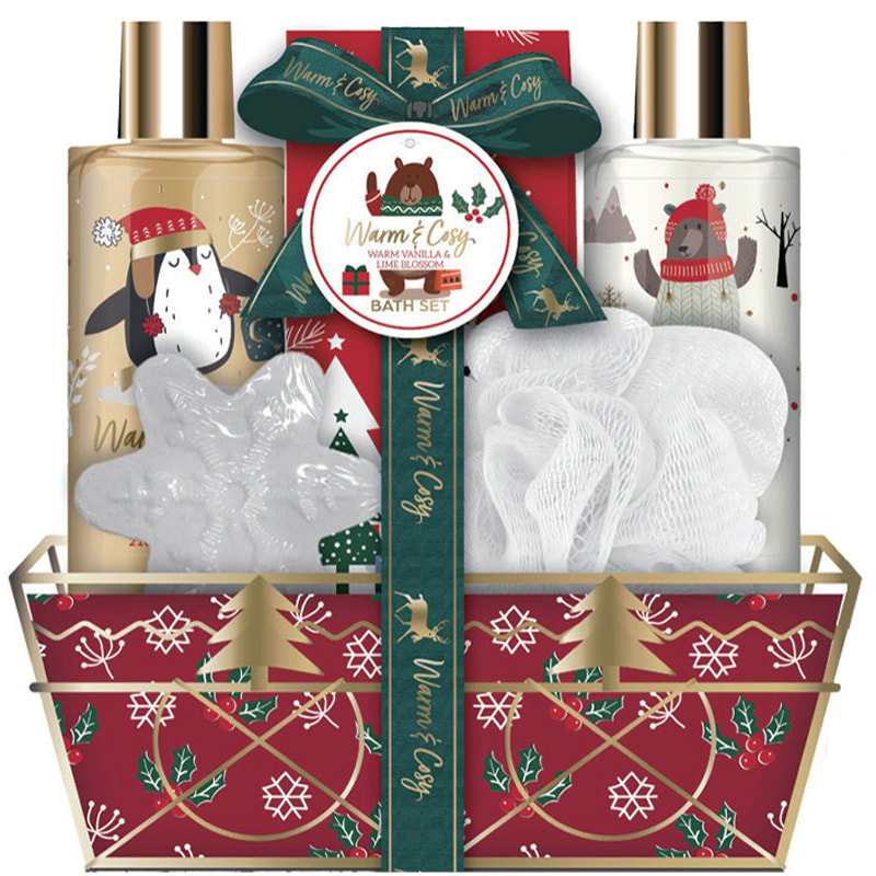 Corbeille de bain - Warm & Cosy - 5 produits