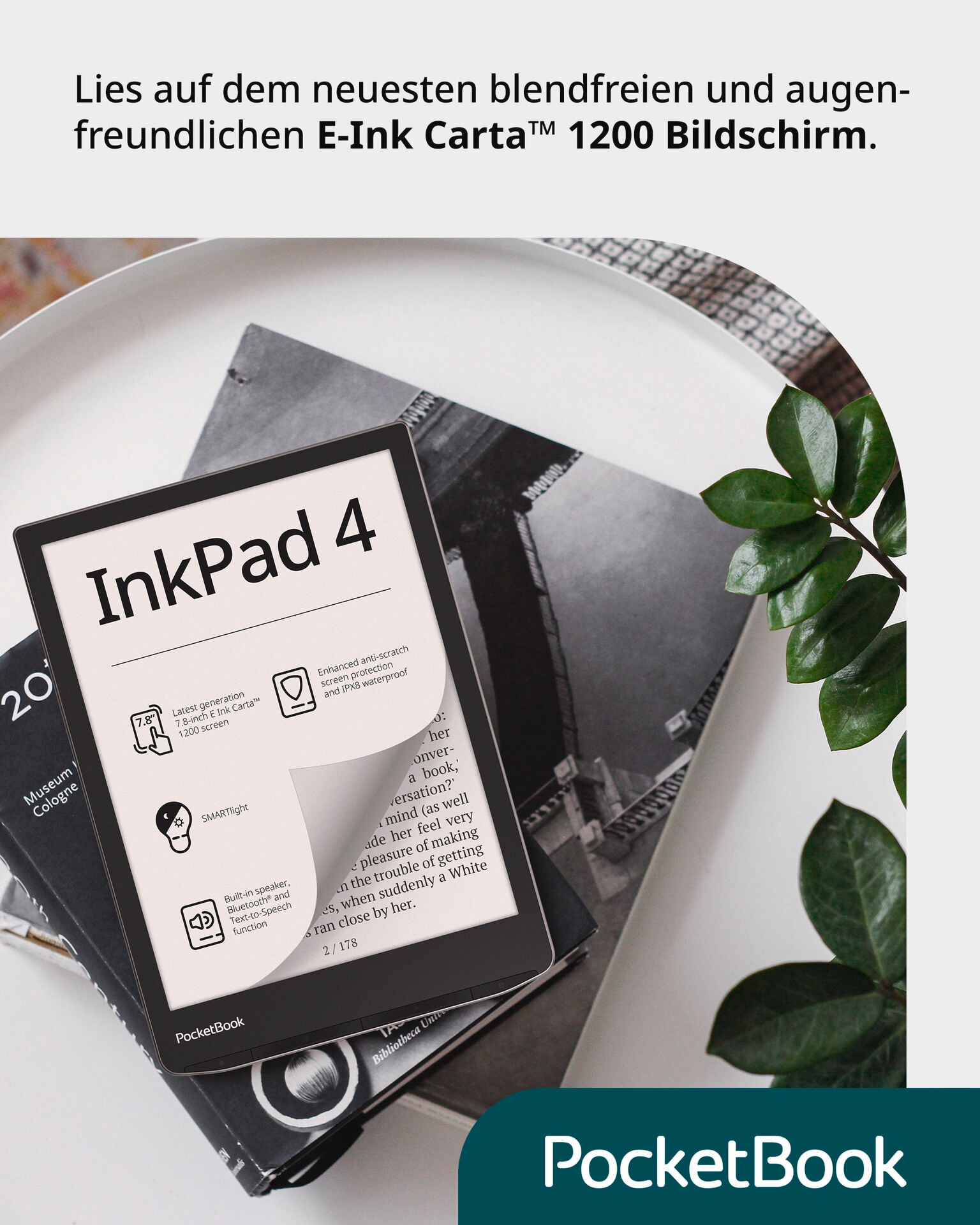 PocketBook E-Book »InkPad 4« (19,8 cm / 7,8 ″) ohne Betriebssystem 32 GB )