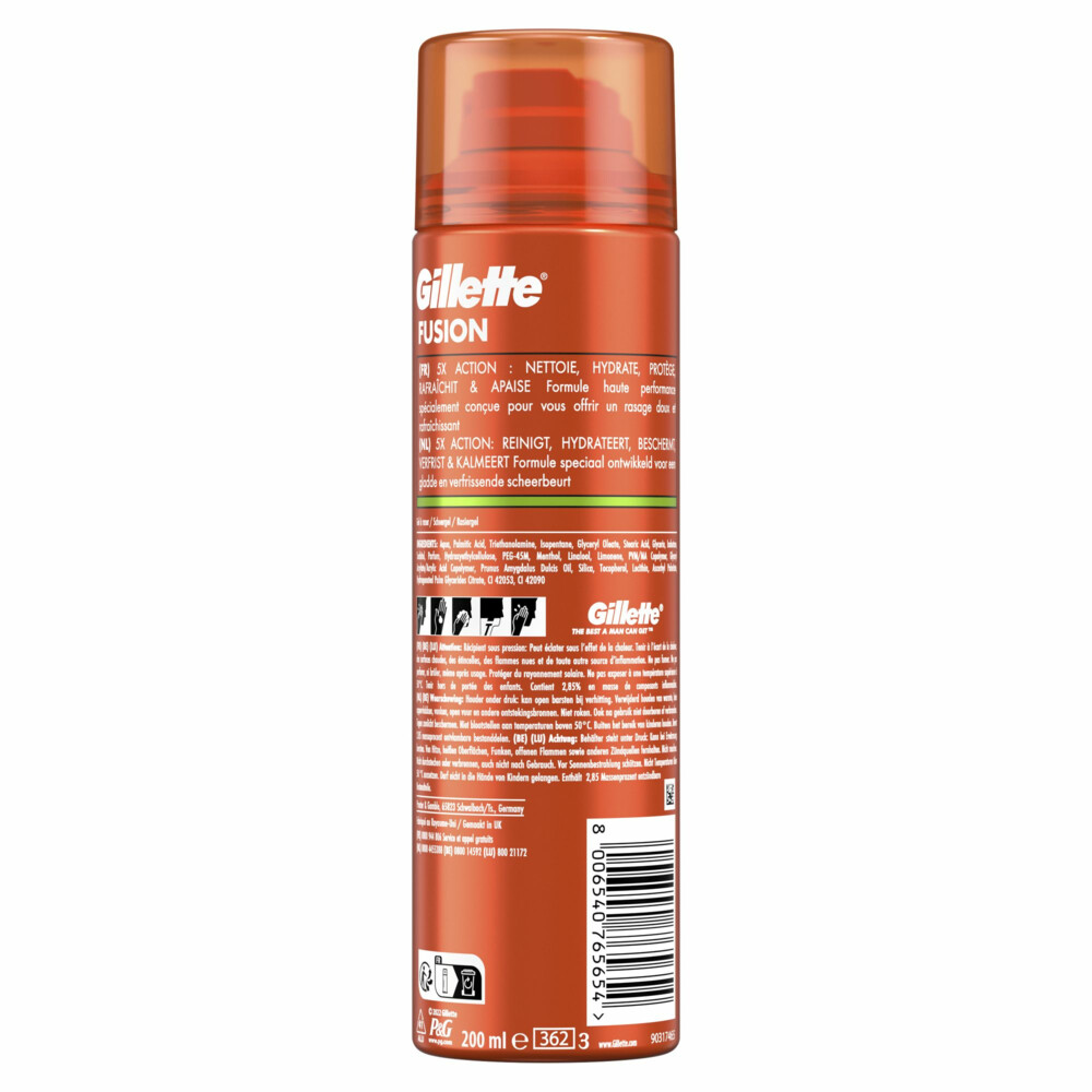 Gillette Scheergel Fusion 5 Sensitive200 ml