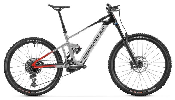 VTT Electrique Tout-Suspendu Mondraker Dune R Sram GX/NX Eagle 12V MX (29/27.5'') Gris Rouge Noir 2025