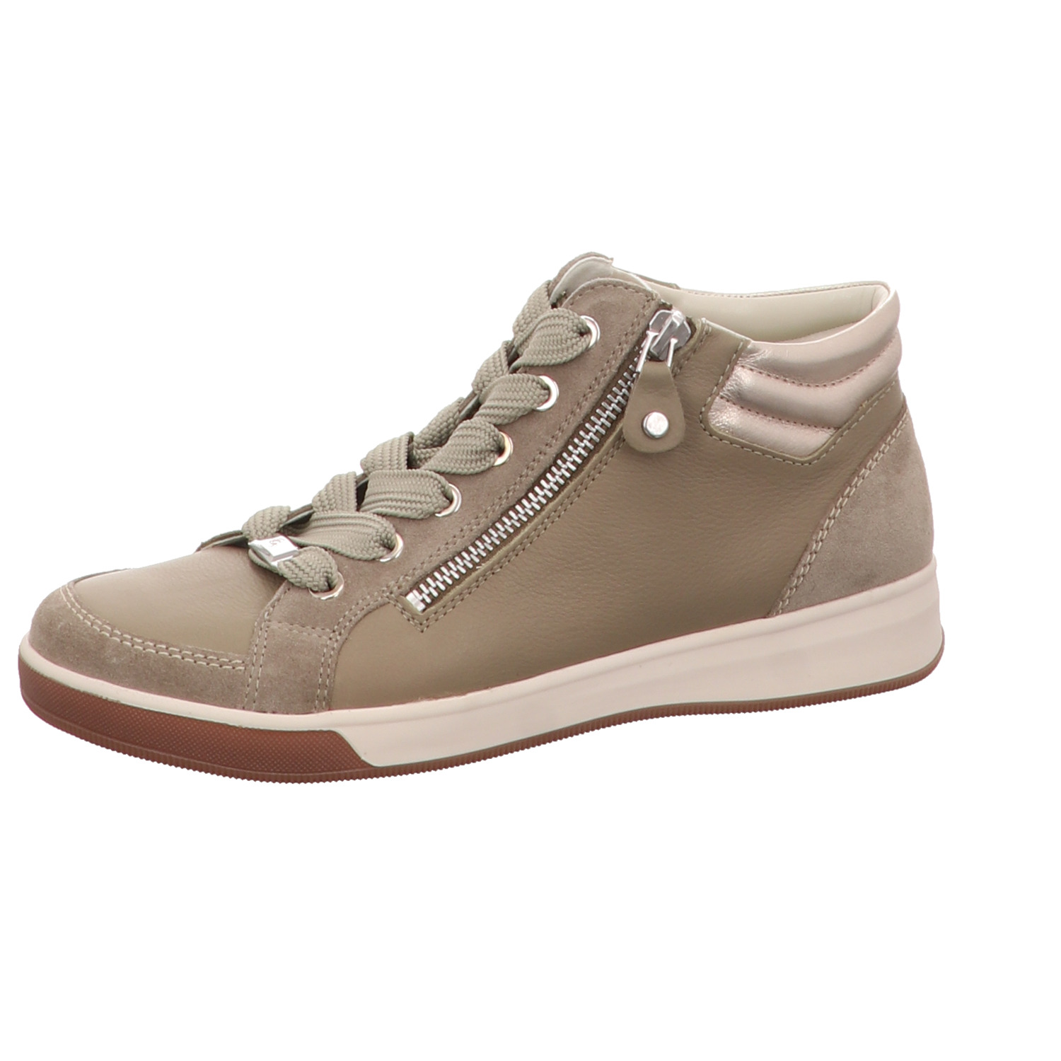 ARA Knöchelschnürer beige grau