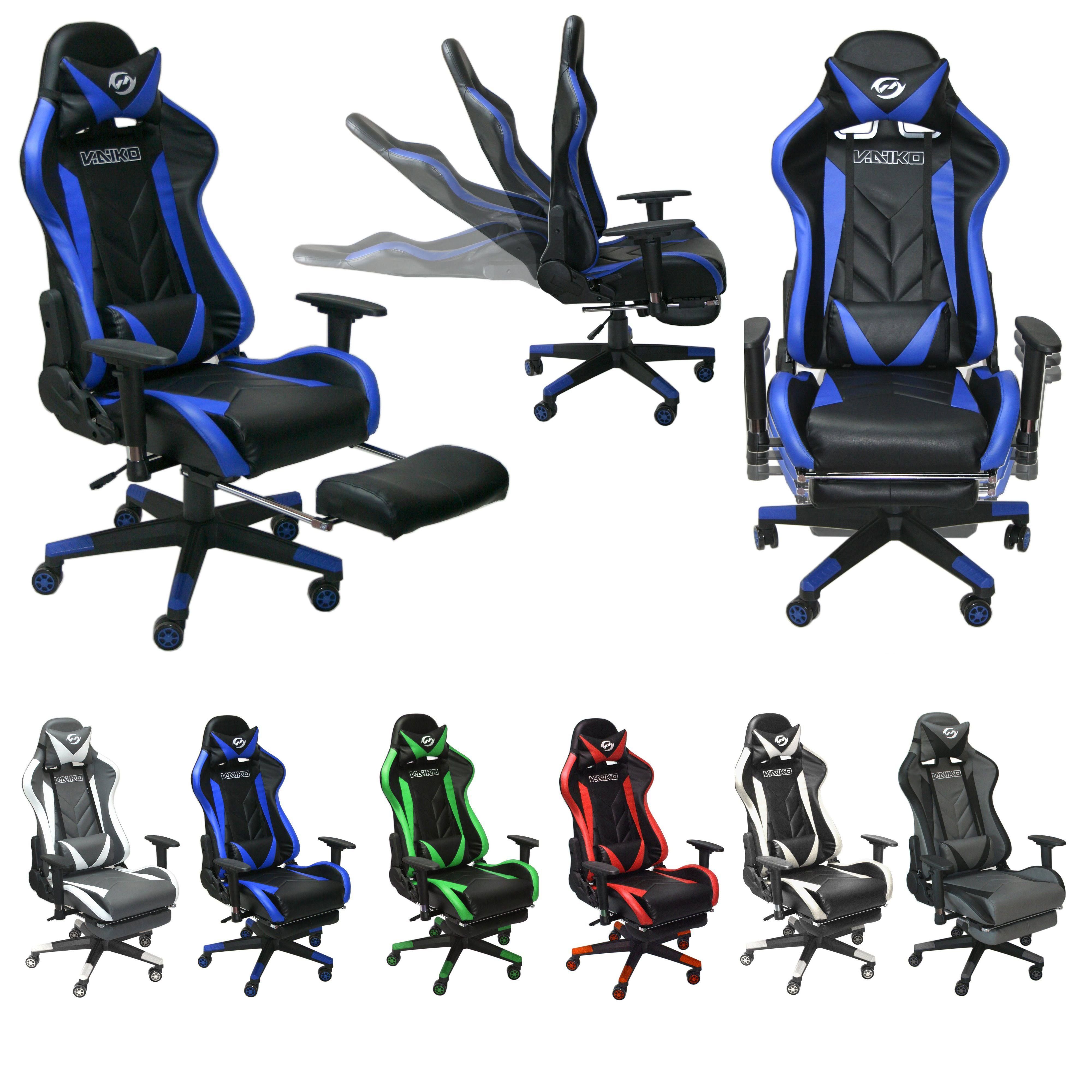 vaiko Bürostuhl Gaming Schreibtischstuhl Drehstuhl Race Chair Sportsit